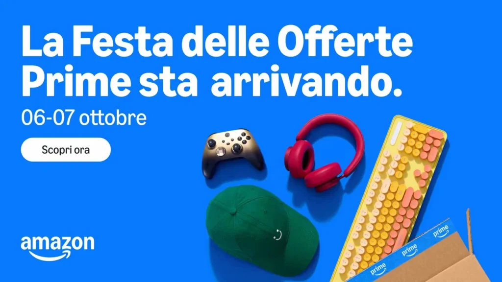 Festa delle Offerte Prime 2026: il 6 e 7 ottobre tornano le 48 ore di sconti Amazon